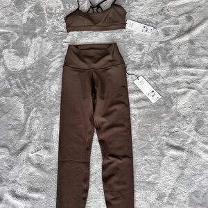 Brand new espresso set Alo yoga